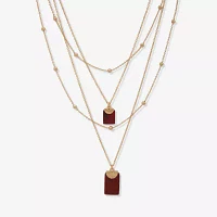 a.n.a Gold Tone 18 Inch Strand Necklace