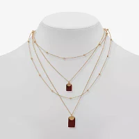 a.n.a Gold Tone 18 Inch Strand Necklace