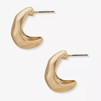 a.n.a Gold Tone Hoop Earrings