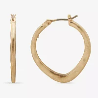 a.n.a Gold Tone Hoop Earrings