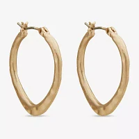 a.n.a Gold Tone Hoop Earrings