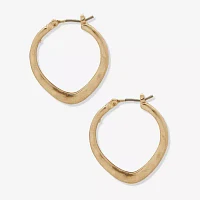 a.n.a Gold Tone Hoop Earrings