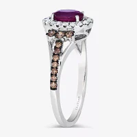 Le Vian® Grand Sample Sale™ Ring featuring 3/4 CT. Passion Ruby™ 1/3 Chocolate Diamonds® 1/5 Nude Diamonds™ set 14K Vanilla Gold®