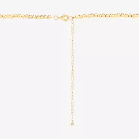 Womens 14K Gold Over Silver Round Beaded Necklace