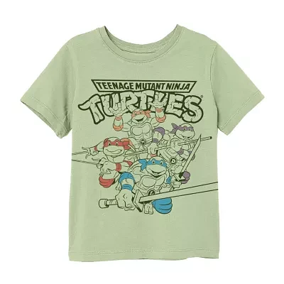 Xtreme Toddler Boys Crew Neck Short Sleeve Teenage Mutant Ninja Turtles Graphic T-Shirt