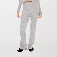 Forever 21-Juniors Sweater Womens Mid Rise Straight Pull-On Pants