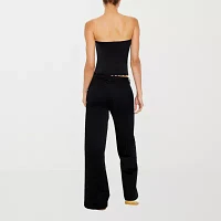 Forever 21 Twill Wide Leg Womens Mid Rise Cargo Pant-Juniors