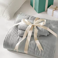 510 Design Mina Waffle Weave Textured Quilt Set