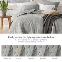 510 Design Mina Waffle Weave Textured Quilt Set