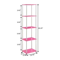 Desing2go 4-Shelf Bookshelf