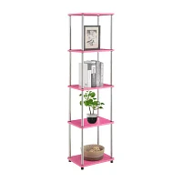 Desing2go 4-Shelf Bookshelf