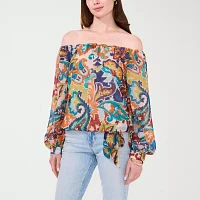 Sam And Jess Womens Long Sleeve Blouse