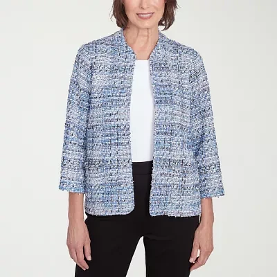 Alfred Dunner Worth Avenue Womens Regular Fit Blazers