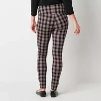 Liz Claiborne Tall Lori Ponte Womens Mid Rise 7/8 Ankle Leggings
