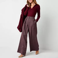 Worthington Tall Womens Wide Leg Pant