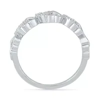 2MM 1/ CT. T.W. Natural White Diamond 10K Gold Heart Band