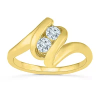 Womens / CT. T.W. Natural White Diamond 10K Gold Cocktail Ring