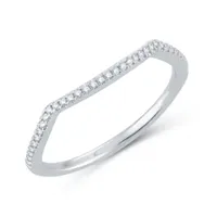 Signature By Modern Bride 1/ CT. T.W. Natural White Diamond 14K Gold Wedding Band