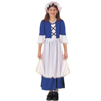 Girls Little Colonial Costume