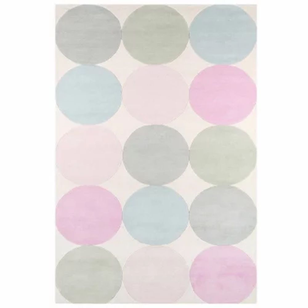 Novogratz Agatha Circles Hand Tufted Indoor Rectangular Accent Rug