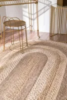 nuLoom Charlene Braided Border Jute Rug