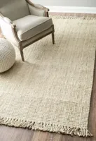 nuLoom Hand Woven Chunky Loop Jute Rug