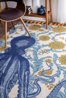 nuLoom Thomas Paul Flatweave Cotton Octopus Rug