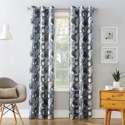 Lichtenberg Juno Energy Saving Light-Filtering Grommet Top Single Curtain Panel