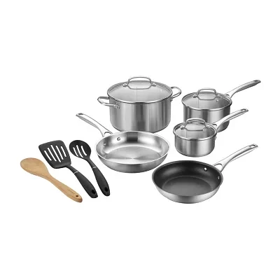 Cuisinart 11-pc. Stainless Steel Non-Stick Cookware Set