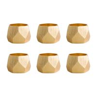 Design Imports Triangle 6-pc. Napkin Rings