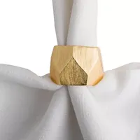 Design Imports Triangle 6-pc. Napkin Rings