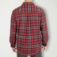 Smiths Workwear Sherpa Lined Flannel Mens Big and Tall Midweight Shirt Jacket