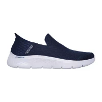 Skechers Mens Sk Go Walk Flex Hands Free Slip-Ins Slip-On Walking Shoes Wide Width
