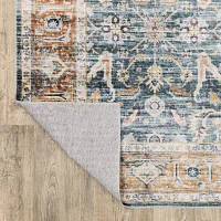 Covington Home Chelsea Distressed Oriental Washable Indoor Rectangular Area Rug