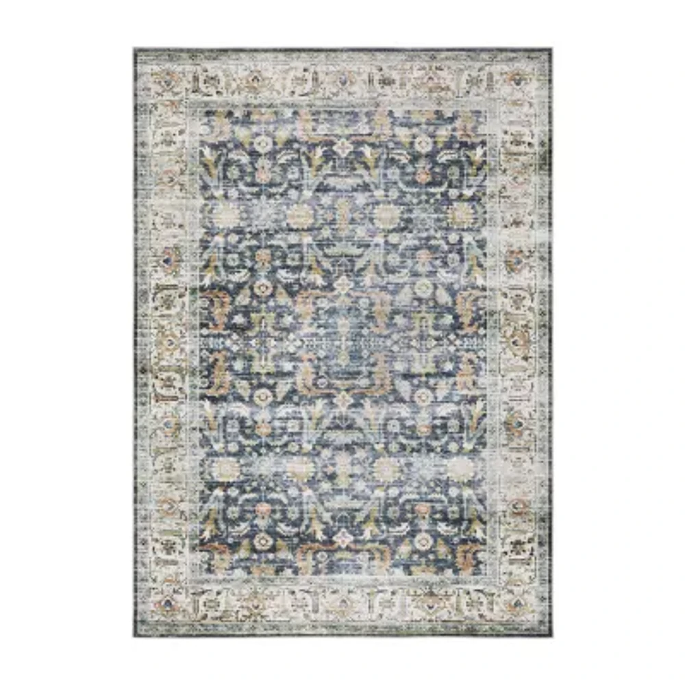 Covington Home Chelsea Distressed Oriental Washable Indoor Rectangular Area Rug