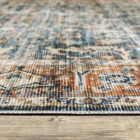 Covington Home Chelsea Distressed Oriental Washable 2'X8' Indoor Rectangular Runner