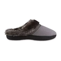 Isotoner Recycled Microsuede Mallory Womens Slip-On Slippers