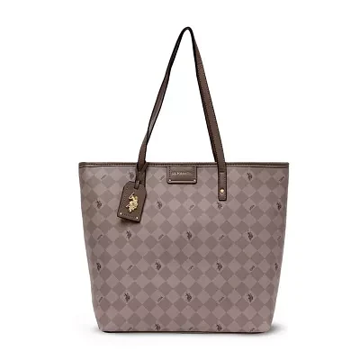 U.S. Polo Assn. Diamond Signature Tote Bag