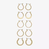 Mixit Hypoallergenic Hoop Pair Earring Set