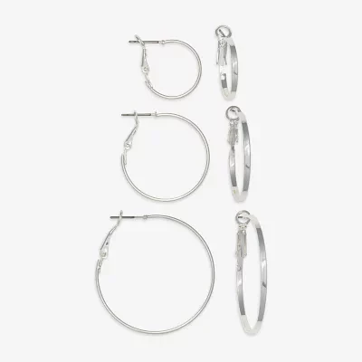 Mixit Hypoallergenic 3 Pair Earring Set