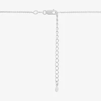 1/5 CT. Natural White Diamond Sterling Silver Bar 2-pc. Jewelry Set