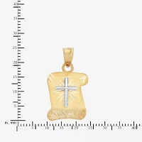 Unisex Adult 14K Gold Cross Pendant