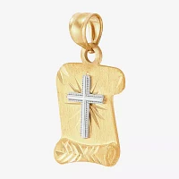 Unisex Adult 14K Gold Cross Pendant