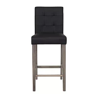 Leila Upholstered Tufted Bar Stool