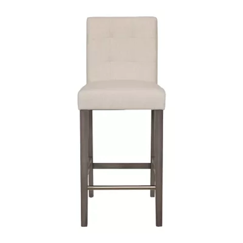 Leila Upholstered Tufted Bar Stool