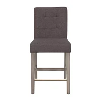 Leila Counter Height Upholstered Tufted Bar Stool