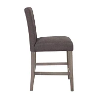 Leila Counter Height Upholstered Tufted Bar Stool