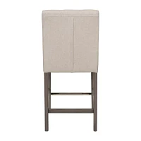 Leila Counter Height Upholstered Tufted Bar Stool