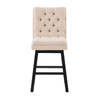 Boston Dining Collection 2-pc. Upholstered Tufted Bar Stool