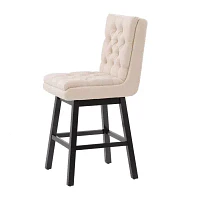 Boston Dining Collection 2-pc. Upholstered Tufted Bar Stool